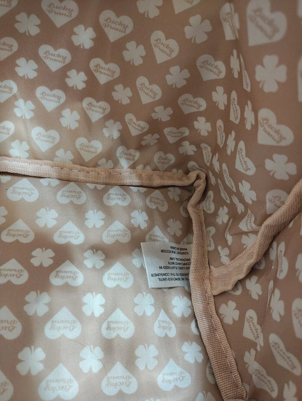 Lucky Brand Large Travel Toiletry Cosmetic Bag Floral